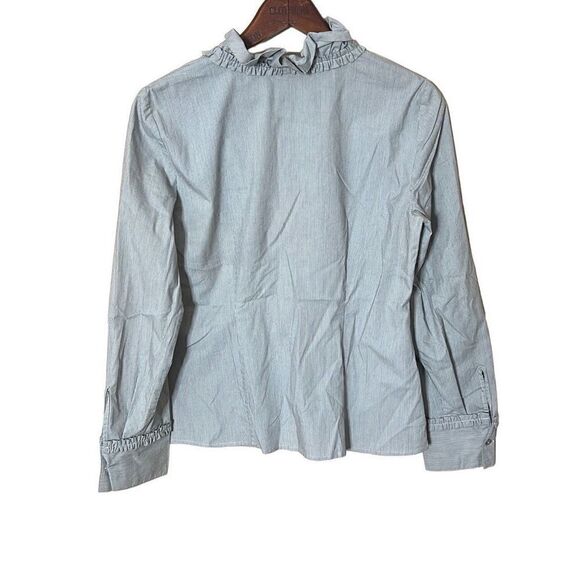 Zoe D. Cotton Blend Button Down Shirt - Picture 7 of 7